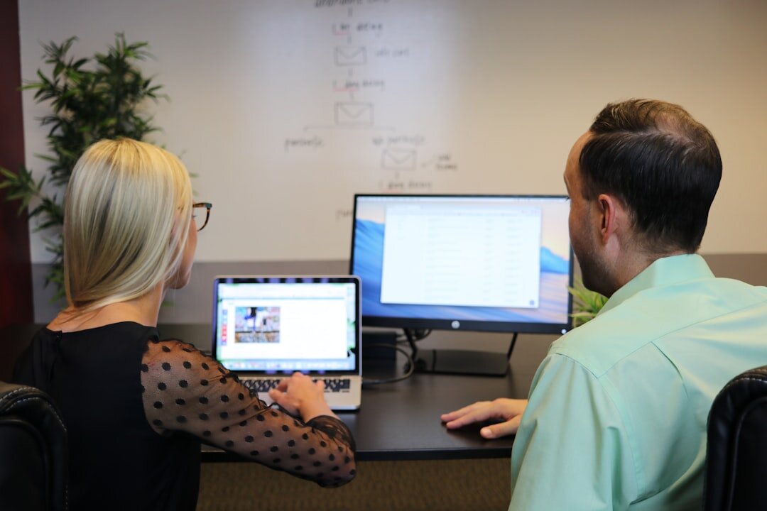 team collaborating on software project