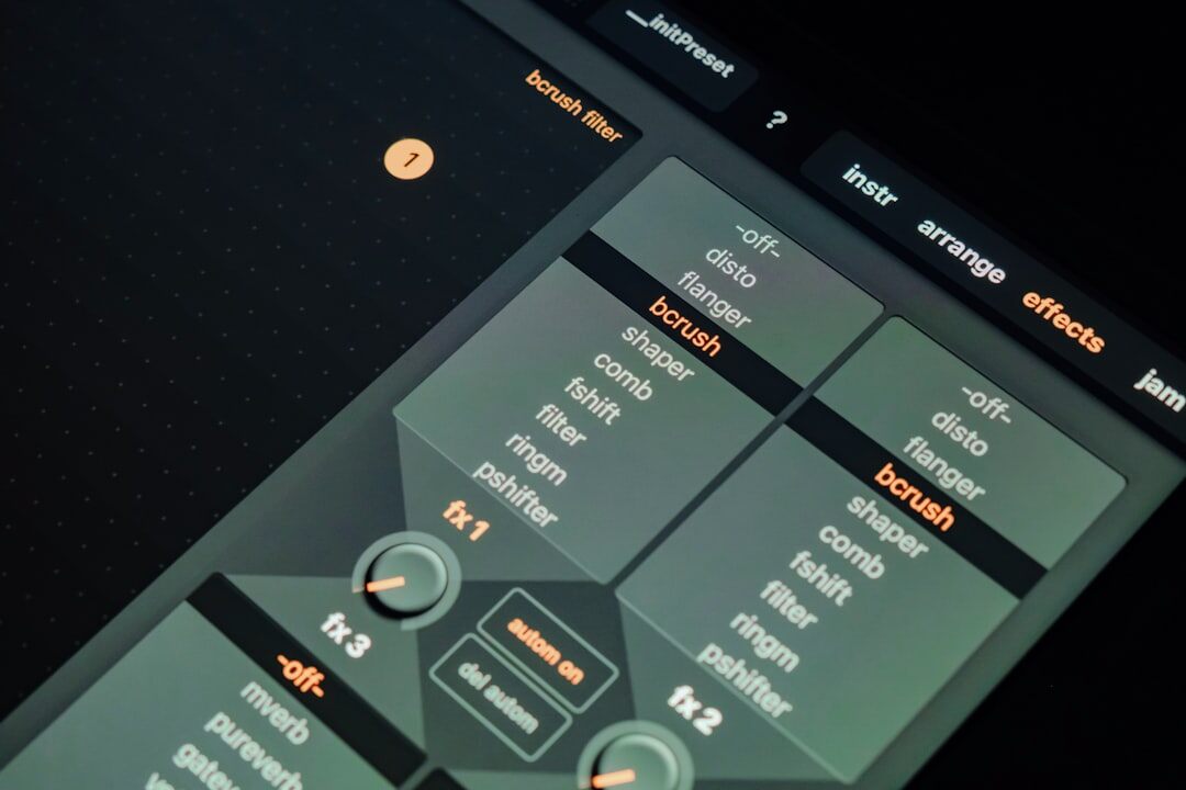 professional blog interface