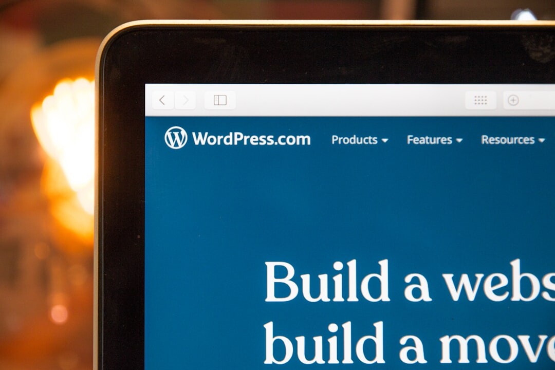 modern blog website interface